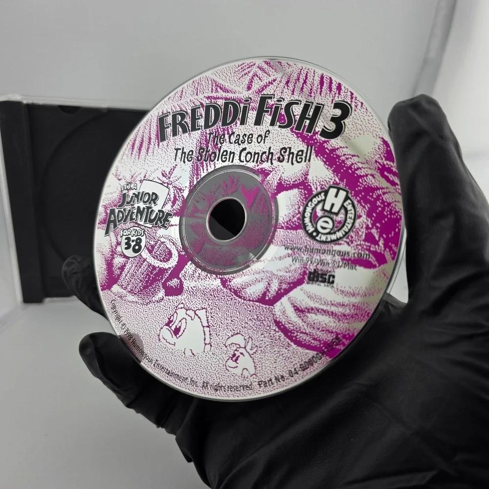 Freddi Fish 3 The‎ Case of the Stolen Conch Shell PC Video Game Humongous Ent